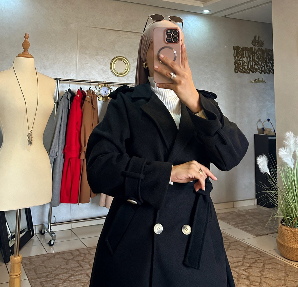 Manteau Trench Ambre