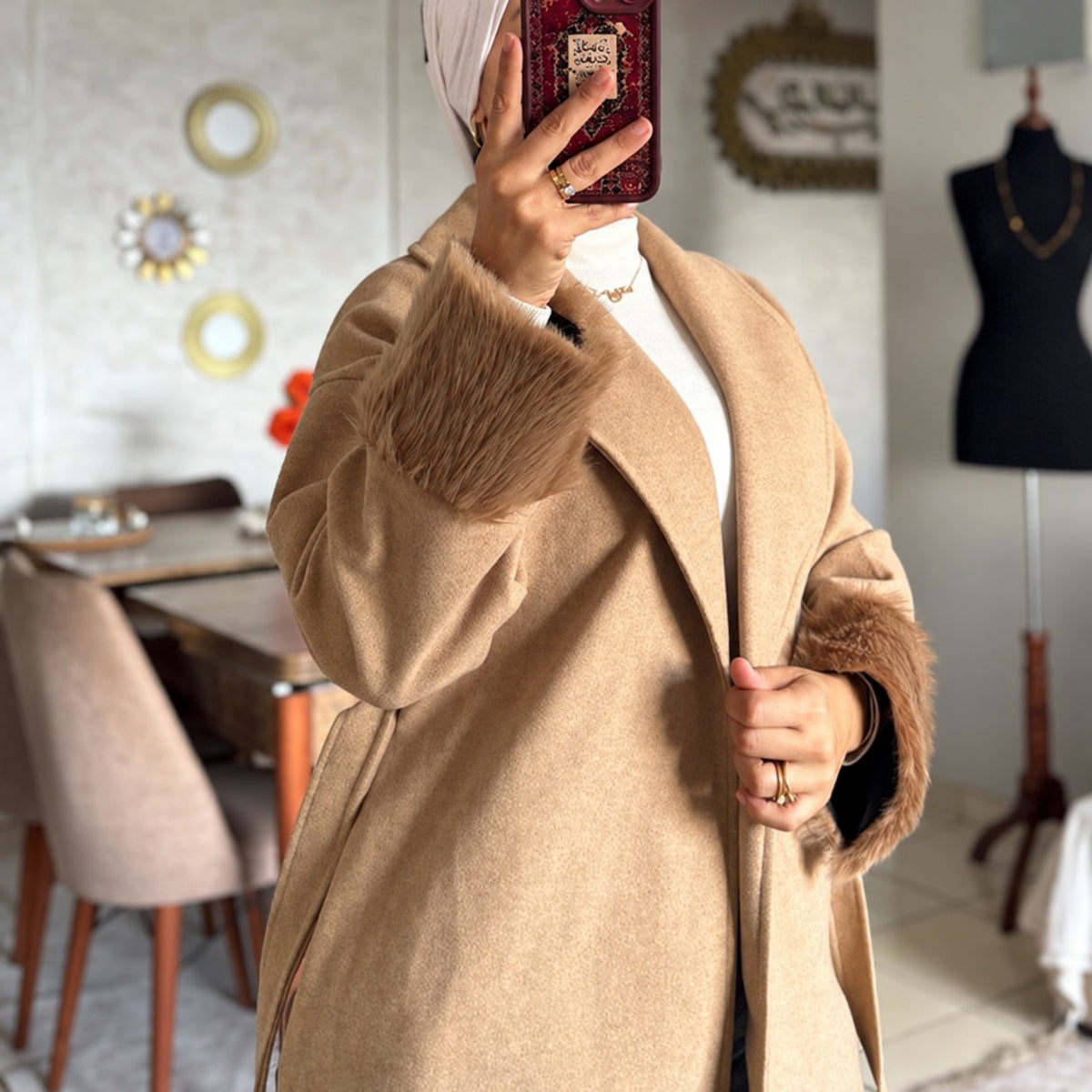 Manteau Douceur Sable